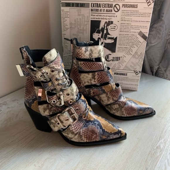 Jeffrey Campbell Hot Cutout Cowboy Boot - Picture 1 of 16